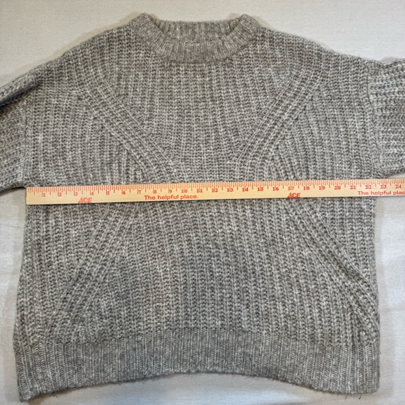 a new day Women's Thick Knit Heather Gray Sweater - Picture 6 of 9